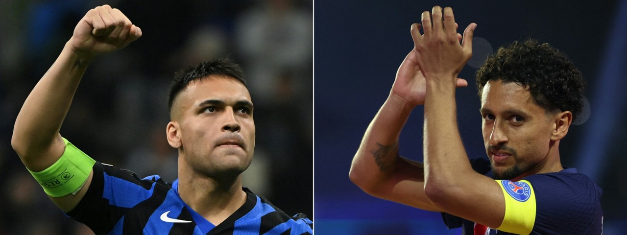 Lautaro Días (Inter) e Marquinhos (PSG): os capitães da final da Champions