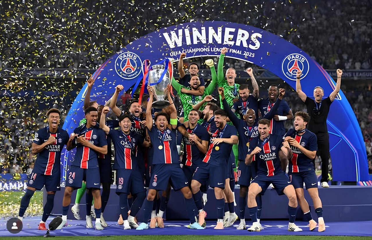 PSG é campeão Champions League 2024/25