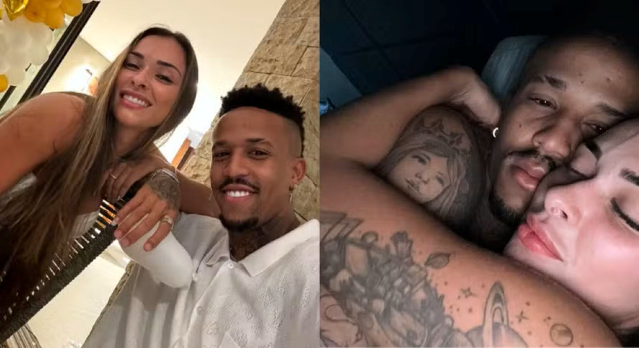 Éder Militão e Tainá estão juntos desde 2023