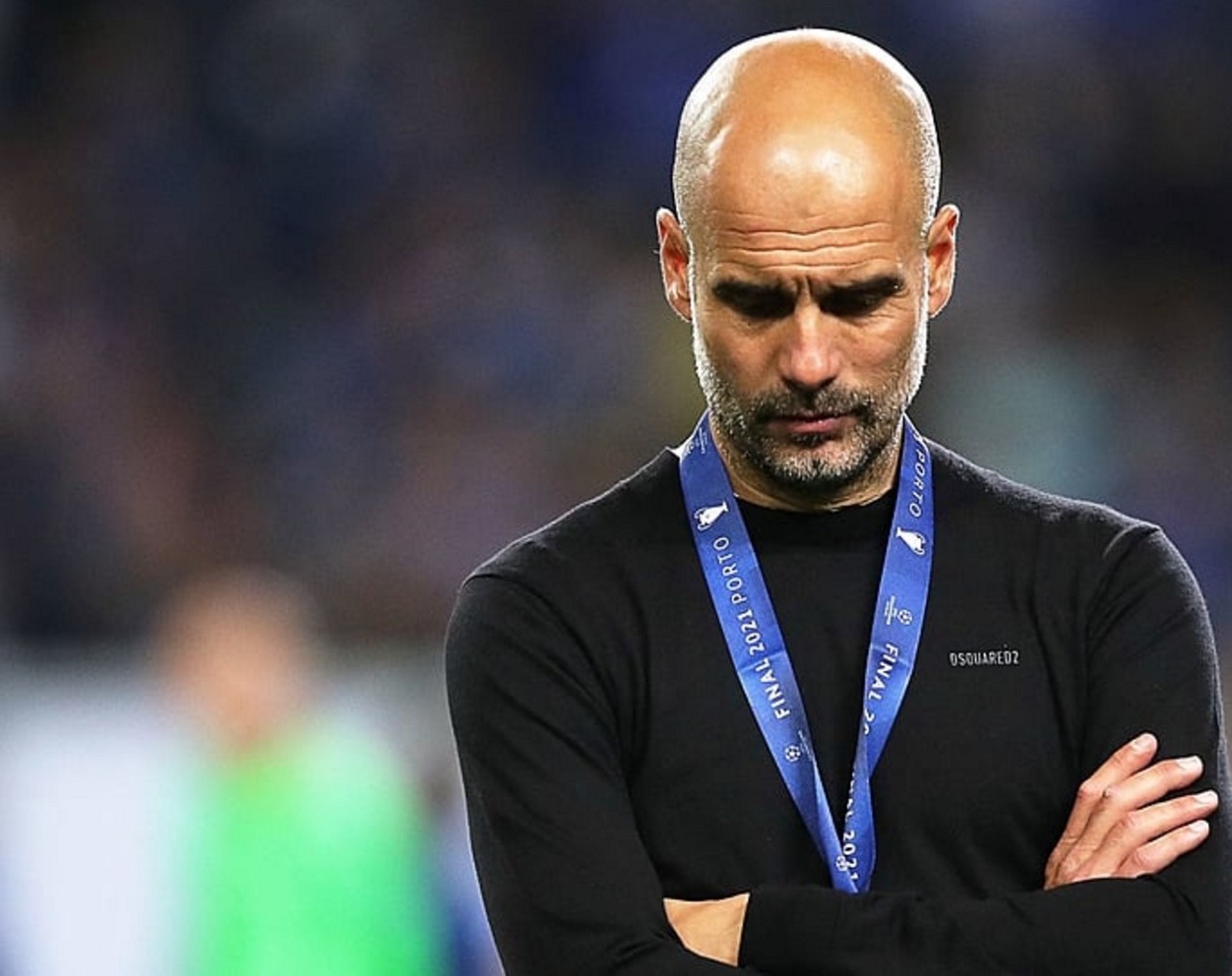 O treinador espanhol Pepe Guardiola comanda o Manchester City, da Inglaterra