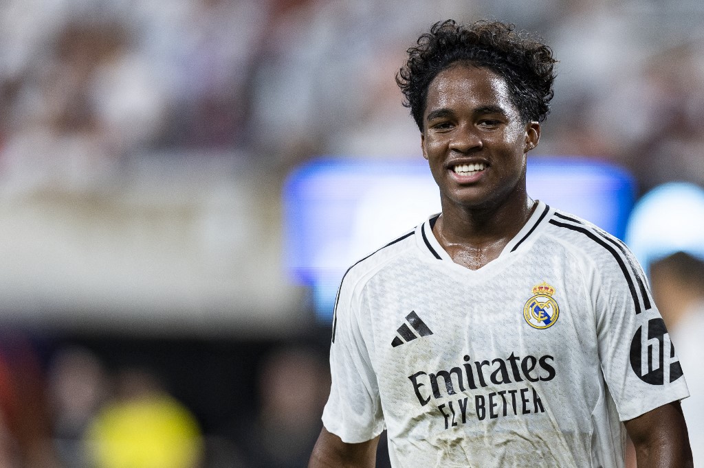 Atacante Endrick, do Real Madrid