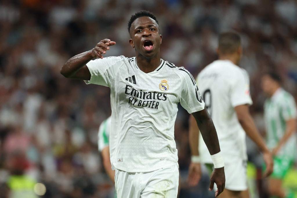 Jogador Vinícius Júnior, do Real Madrid