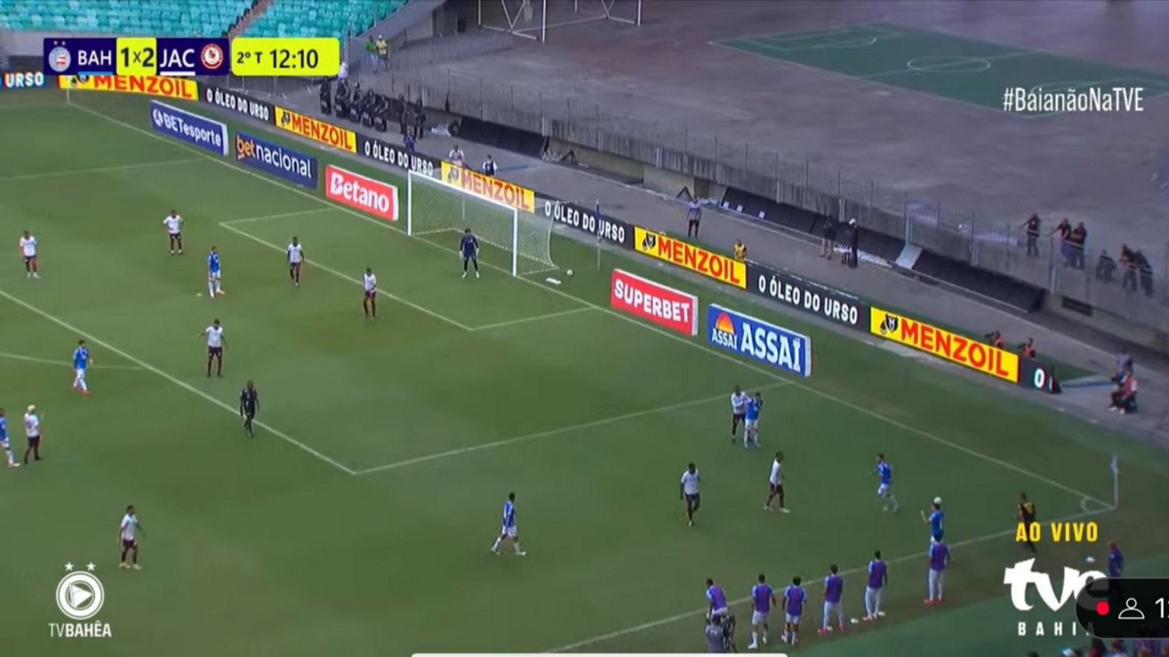 O primeiro jogo da semifinal do Baiano, entre o Bahia e a Jacuipense