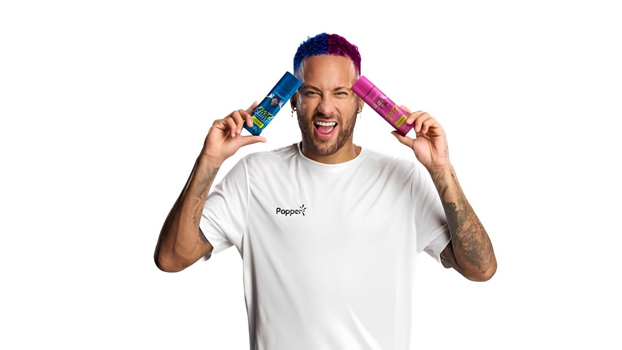Neymar e Popper lançam linha de produtos festivos