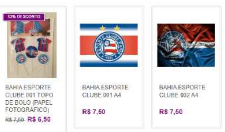 Luciana que trabalha com papel arroz, foi multada pelo Esporte Clube Bahia