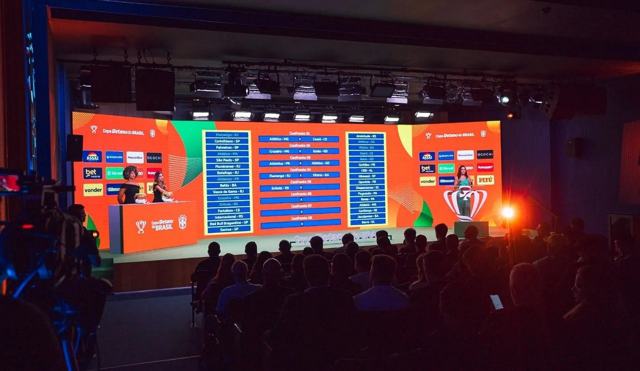 CBF sorteia confrontos das oitavas de final da Copa do Brasil