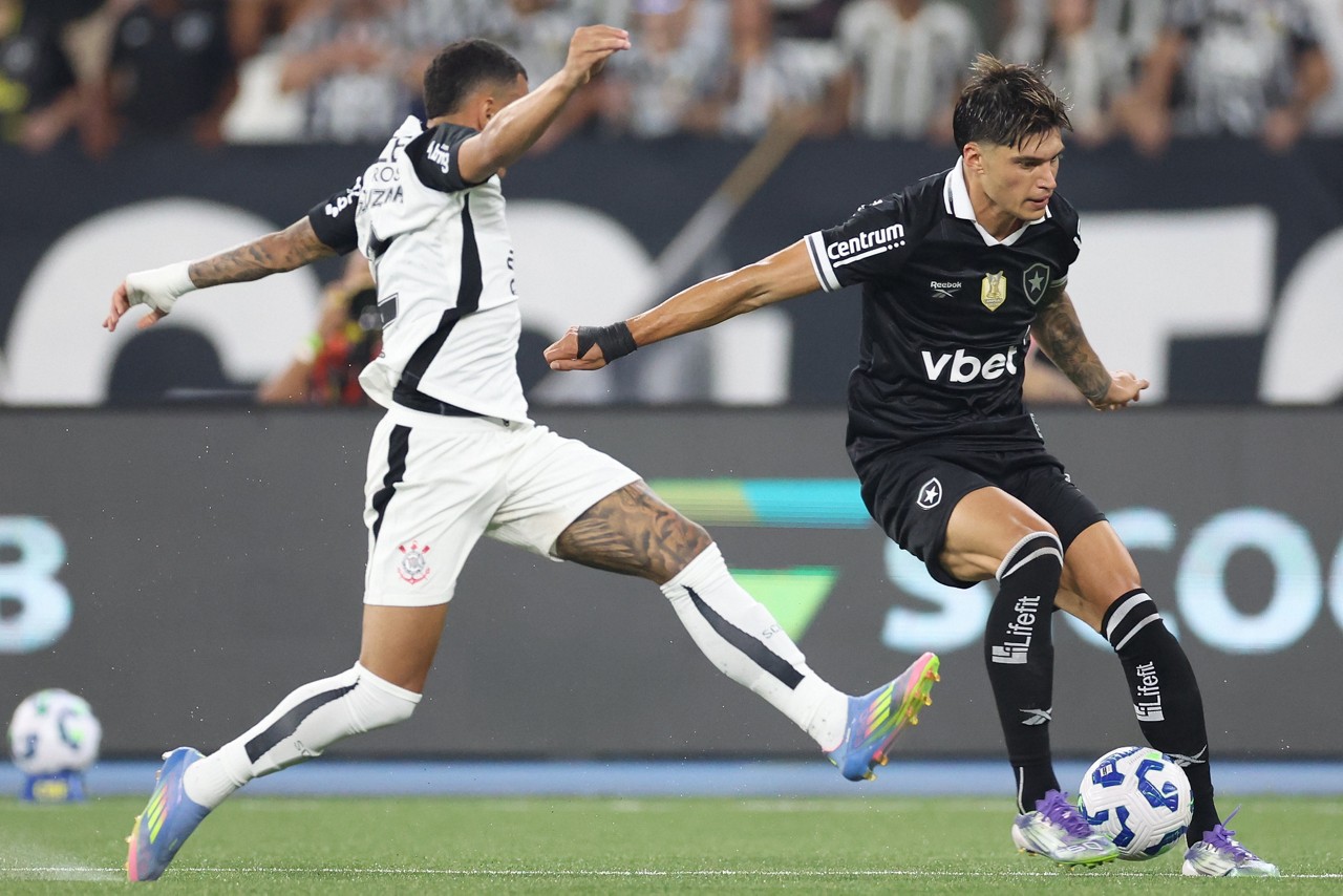 Botafogo e Corinthians empatam por 1 a 1 no Engenhão 