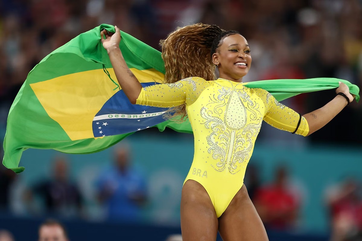 Rebeca Andrade e temas relacionados à ginasta brasileira estão entre os destaques