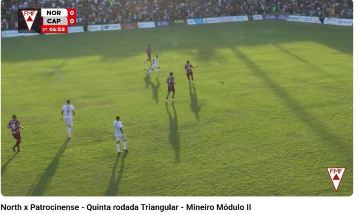 Patrocinense alega que atletas ouviram um som externo de apito e por isso pararam no lance que terminou com o gol do North Esporte Clube