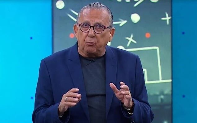 Galvão Bueno analisou a estreia do Flamengo no Mundial de Clubes (Foto: Reprodução)