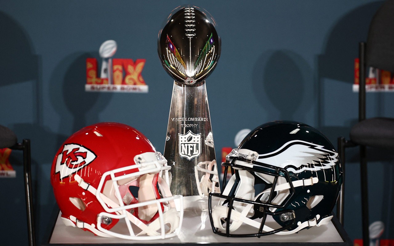 Kansas City Chiefs e Philadelphia Eagles vão decidir o Super Bowl LIX, da NFL (Foto: Chris Graythen/AFP)