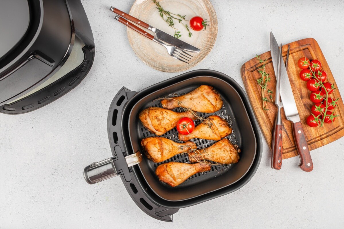 Coxinhas da asa crocantes na air fryer
