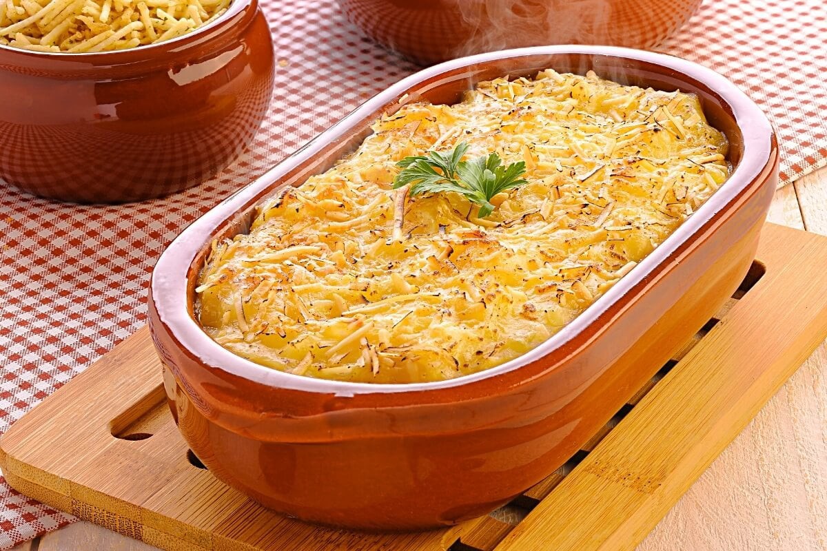 Escondidinho de berinjela