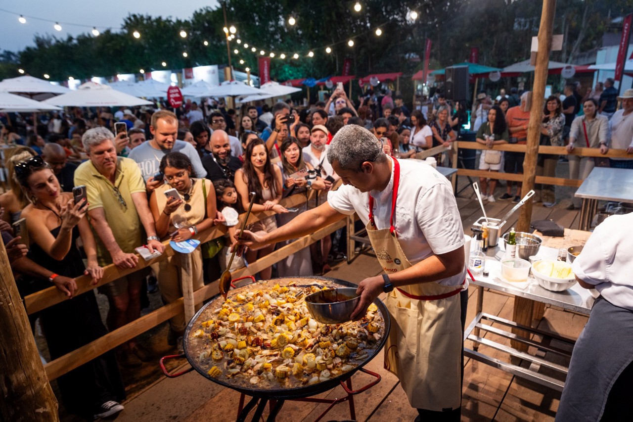 Cozinha ao vivo é uma das atrações do Festival Cultura e Gastronomia de Tiradentes