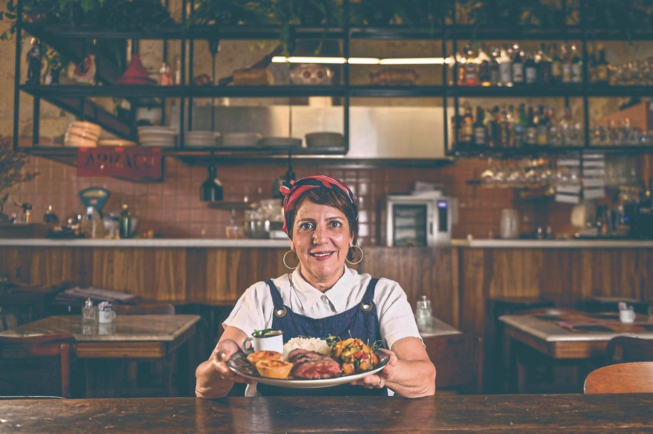 O clássico ratatouille prepardo pela chef Ju Duarte do restaurante Cozinha Santo Antônio