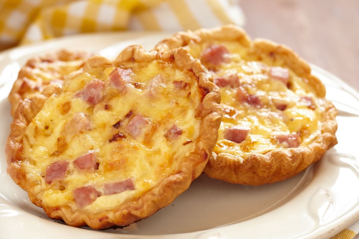 Quiche de presunto