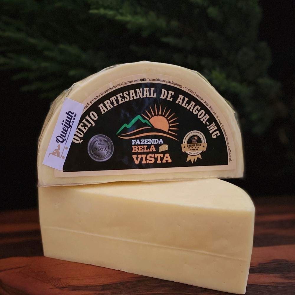 Queijo da Alagoa Tipo Parmesão Tradicional da Fazenda Bela Vista