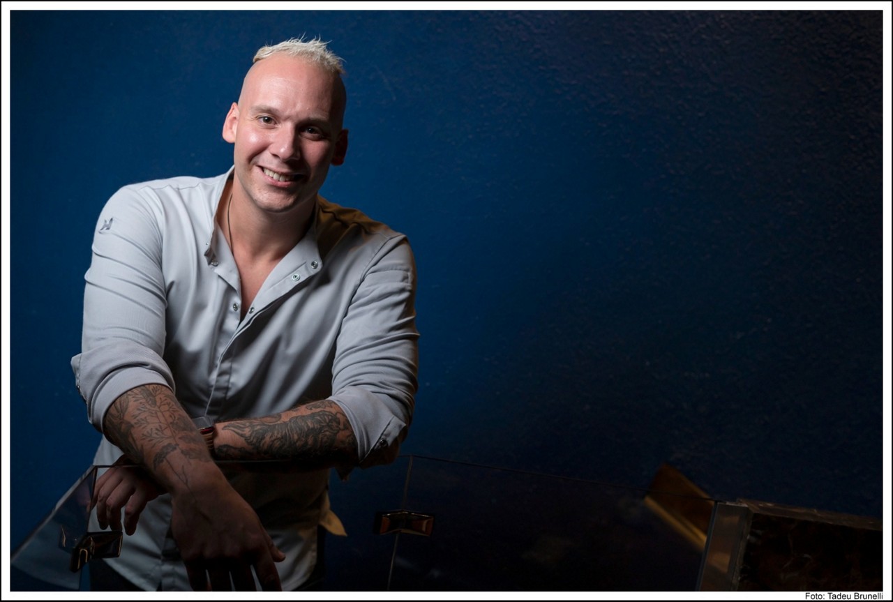 Chef Luiz Filipe Souza, do restaurante Evvai, de SP