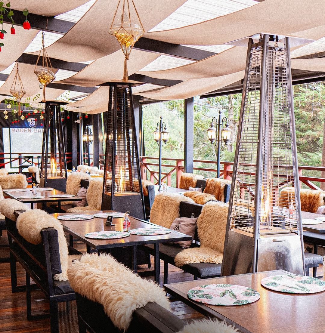 O restaurante Alameda Suíça fica em Monte Verde (MG) 