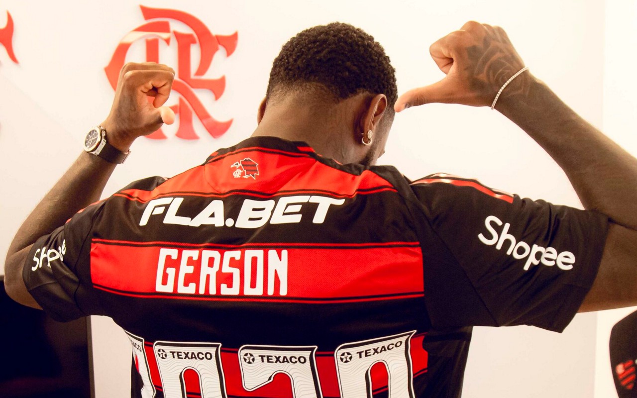 Flamengo renova com Gerson (Foto: Divulgação/Flamengo)