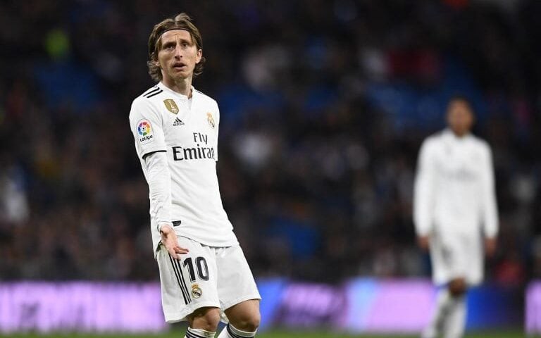 Modric em ação pelo Real Madrid (Foto: AFP)