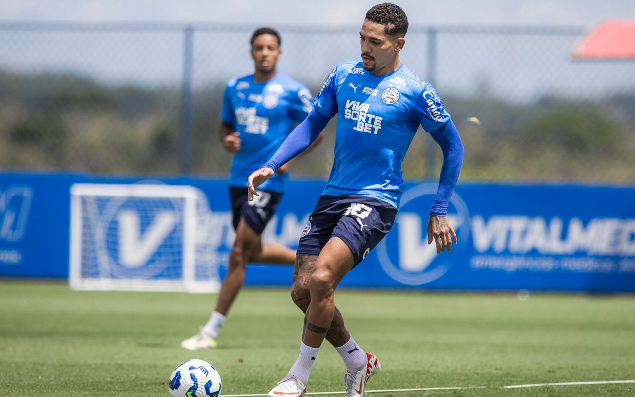 Gilberto em treino do Bahia (Foto: Letícia Martins / EC Bahia)