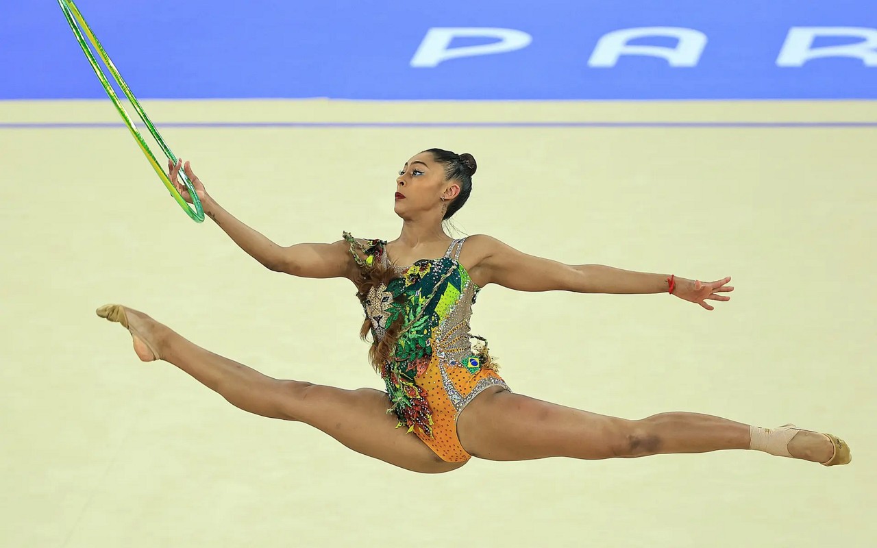 Barbi Domingos estreou na Copa do Mundo de Portimão (Foto: Ricardo Bufolin/ CBG)