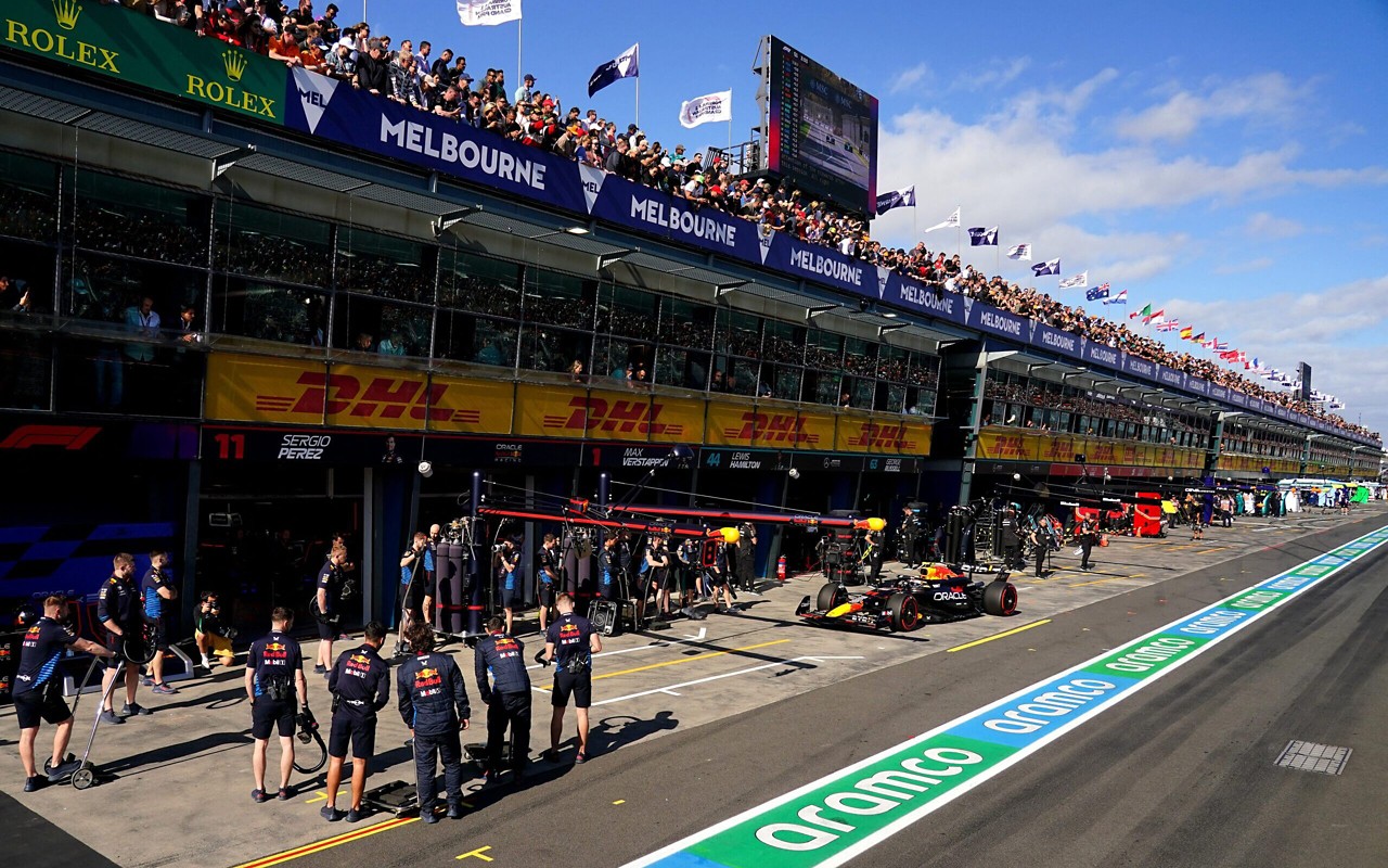 Albert Park será o circuito da primeira corrida de 2025 da F1 (Foto: Scott Barbour / POOL / AFP)