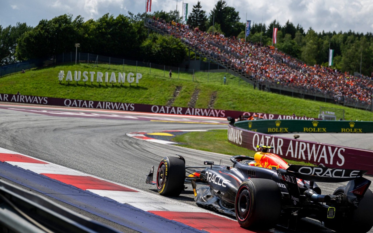 Sergio Pérez na prova de 2024 (Foto: Joerg Mitter / Red Bull Ring)