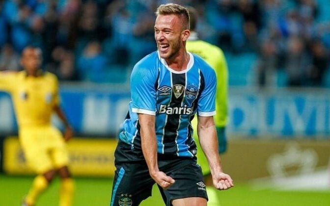 Arthur nos tempos de Grêmio (Foto: Lucas Uebel/Grêmio/Divulgação)