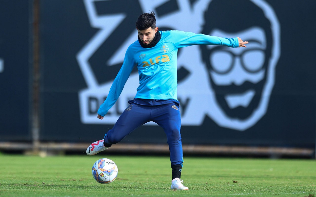 Villasanti, que não participou do jogo-treino contra o Aimoré, deve voltar ao time. (Foto: Lucas Uebel/Grêmio FBPA)