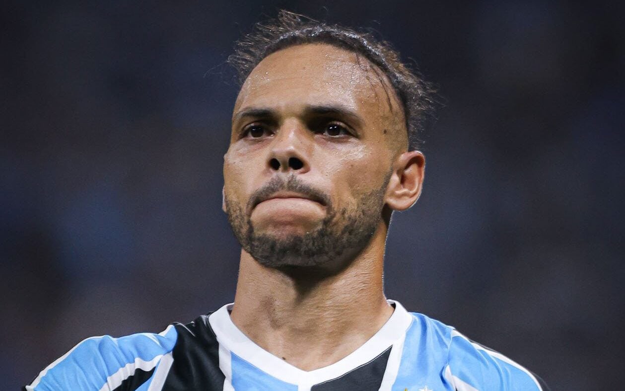 Martin Braithwaite, atacante do Grêmio. (Foto: Maxi Franzoi/AGIF)