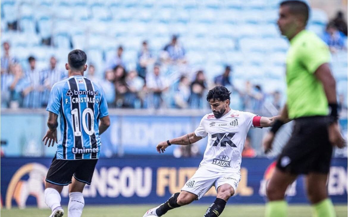 Grêmio e Santos se enfrentaram pela sétima rodada do Brasileirão (Foto: Raul Baretta/ Santos FC)