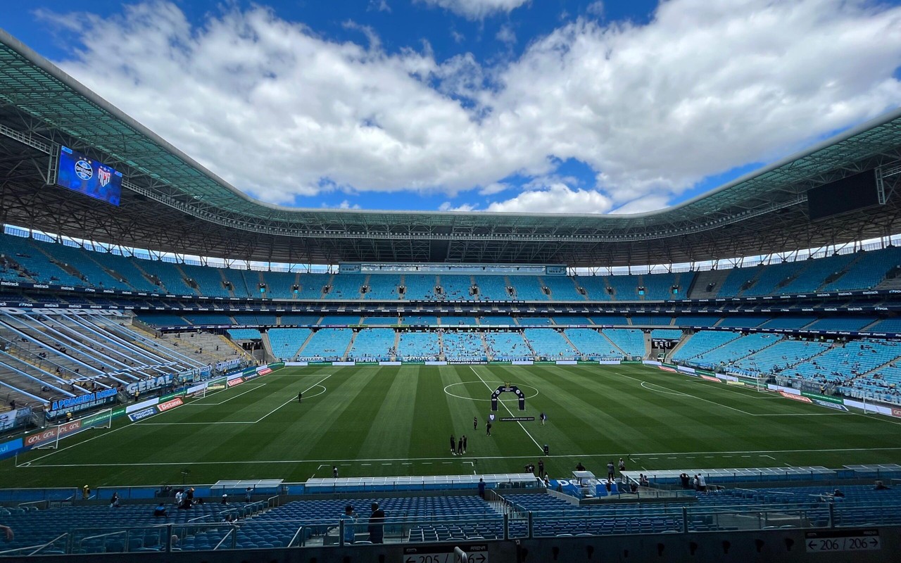 Arena do Grêmio receberá mais uma partida pelo Campeonato Brasileiro