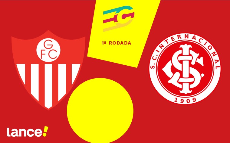 Guarany de Bagé e Internacional se enfrentam pela 1ª rodada do Gauchão (Arte: Lance!)