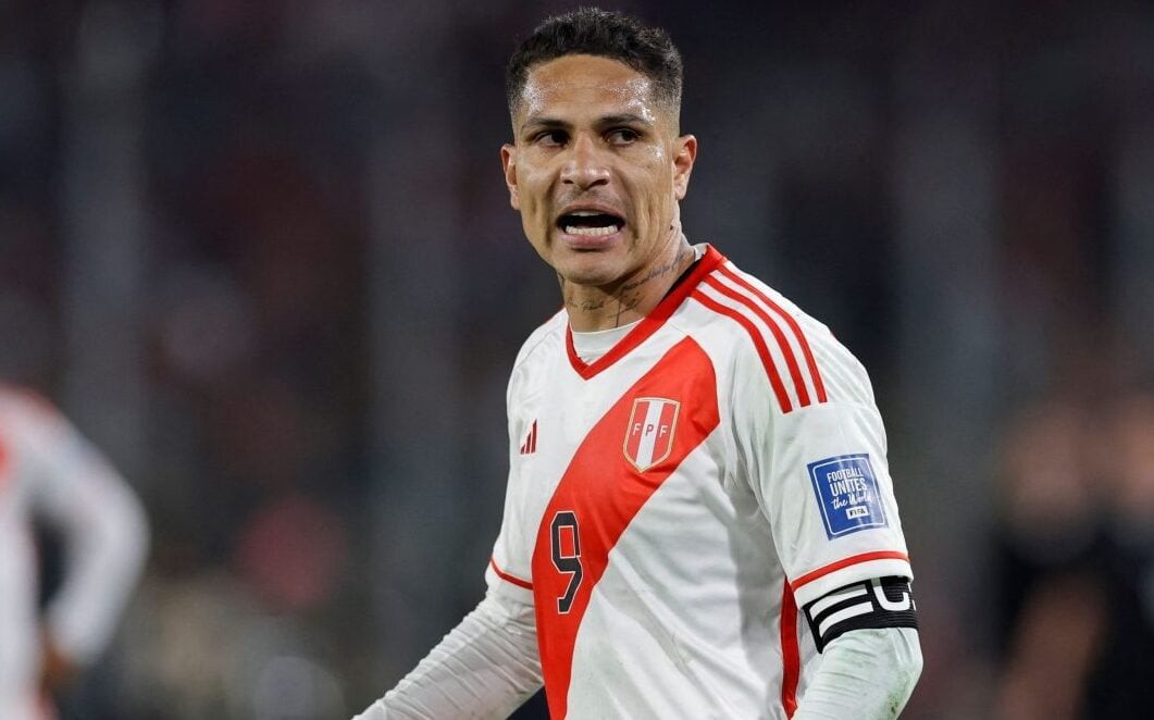 Paolo Guerrero, capitão da seleção do Peru e ex-jogador da Bayern e Flamengo (Foto: MARTIN BERNETTI / AFP via Getty Images)