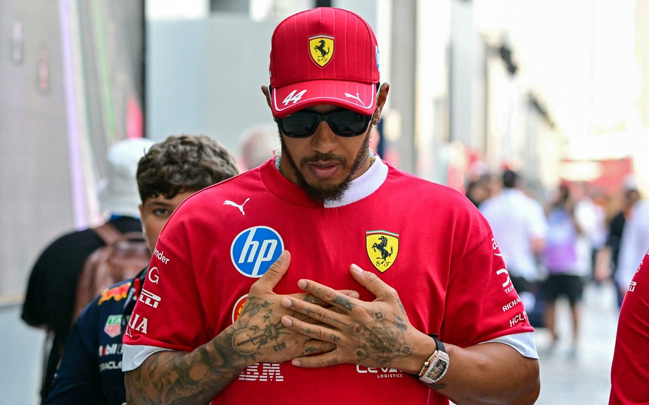 Lewis Hamilton no GP da Arábia Saudita (Foto: Giuseppe Cacace / AFP)