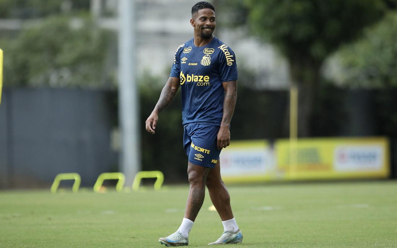 Hayner vestiu a camisa do Santos por uma temporada e marcou um gol em 38 jogos. (Foto: Reinaldo Campos/AGIF)