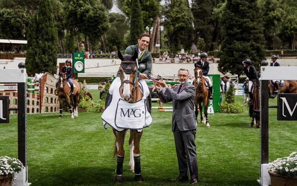 Stephan Barcha no Copa das Nações do CSIO5* de Roma (Foto: Luis Ruas/CBH)