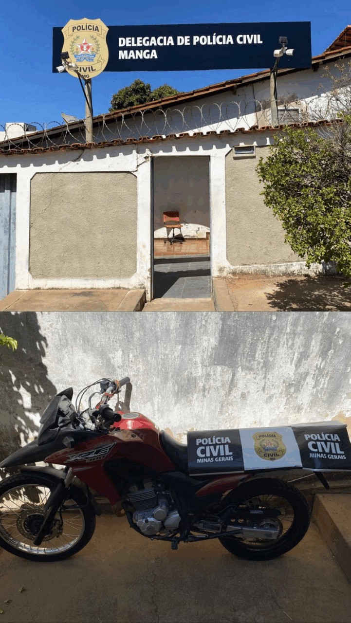 Homem é preso por receptação e adulteração de motocicleta em Manga