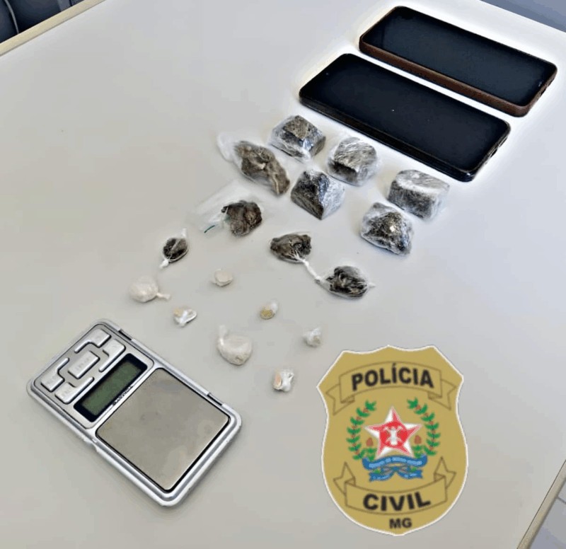 Homem é preso por tráfico de drogas durante operação da Polícia Civil em Montes Claros