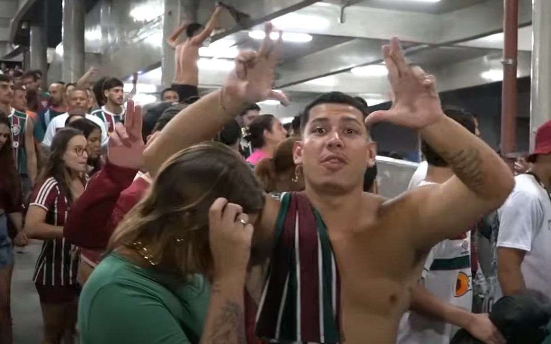Torcedora do Fluminense foi alvo de comentário que atestava traição em noivado (Foto: Reprodução)