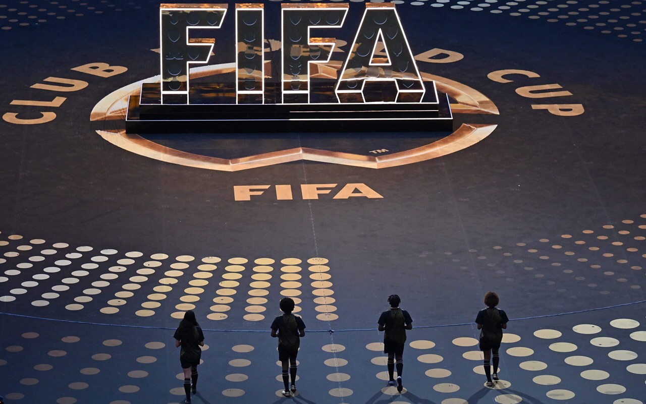 Abertura do Mundial de Clubes (Foto: ROBERTO SCHMIDT / AFP)