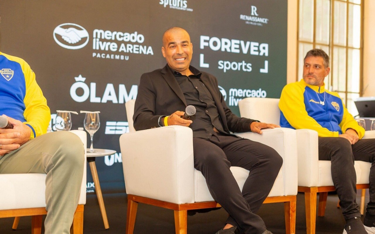 Ex-atacante do Timão provocou o Palmeiras (Foto: Forever Sports)