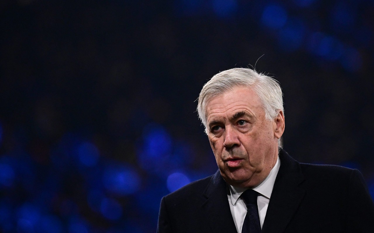 Carlo Ancelotti, treinador do Real Madrid (Foto: Marco Bortorello/AFP)