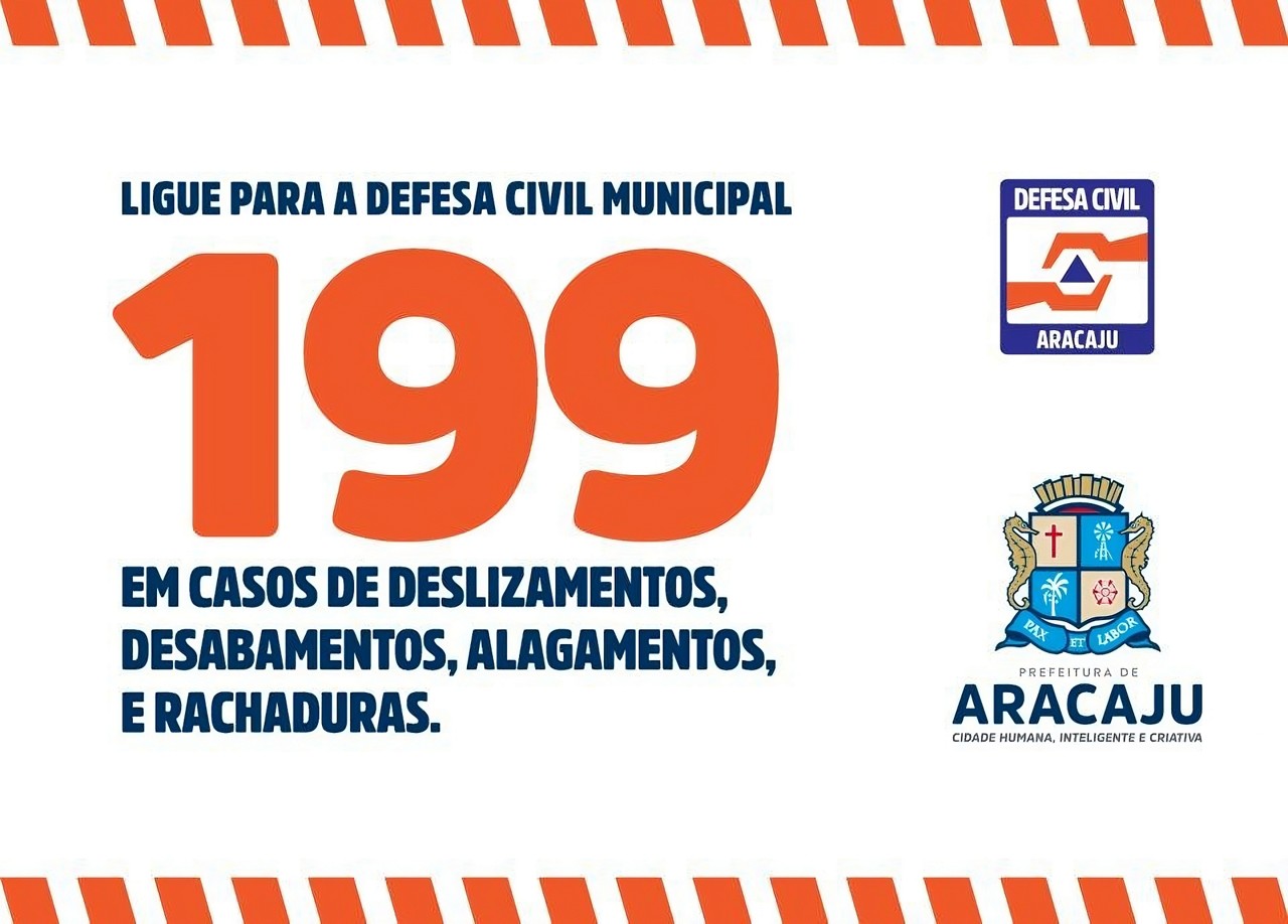 Alerta da Defesa Civil: chuvas intensas atingem Sergipe com risco de alagamentos