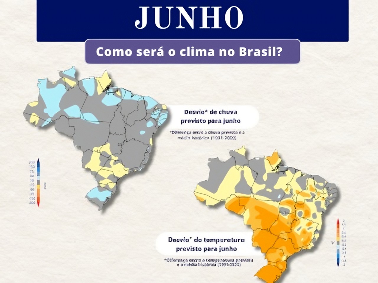 Em junho faz frio ou calor? Veja como será o clima na sua região