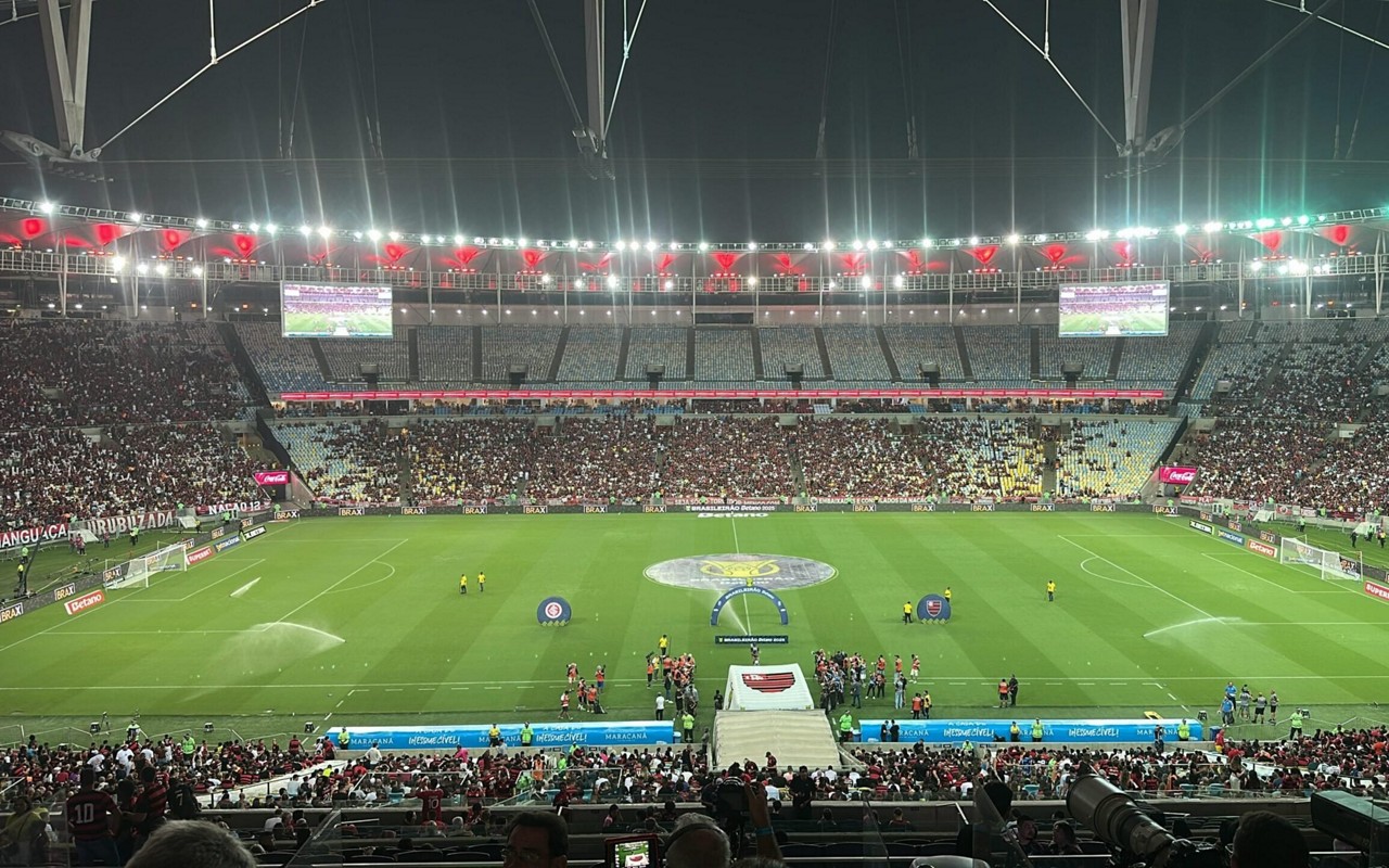 Maracanã em jogo do Flamengo pelo Brasileirão deste ano (Foto: Lucas Bayer/Lance!)