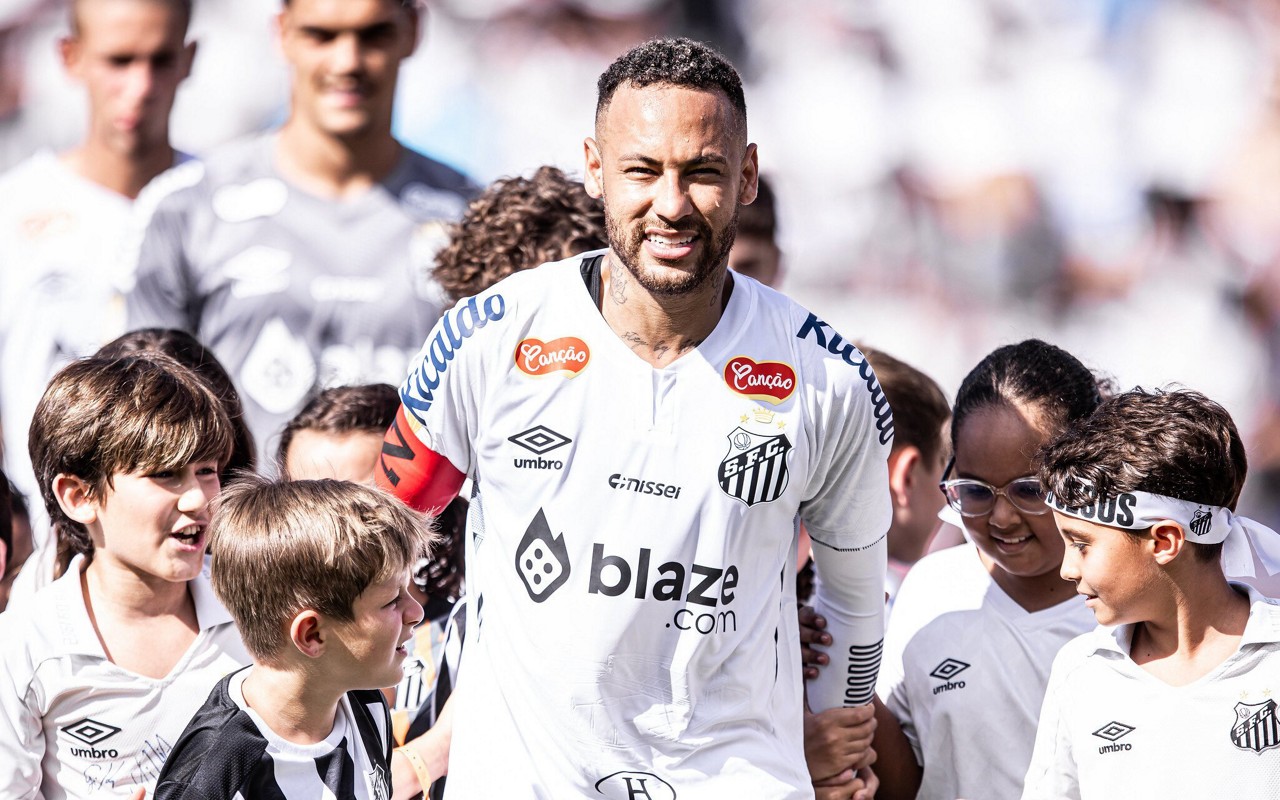 Santos deve ter Neymar no confronto (Foto: Raul Baretta/ Santos FC)