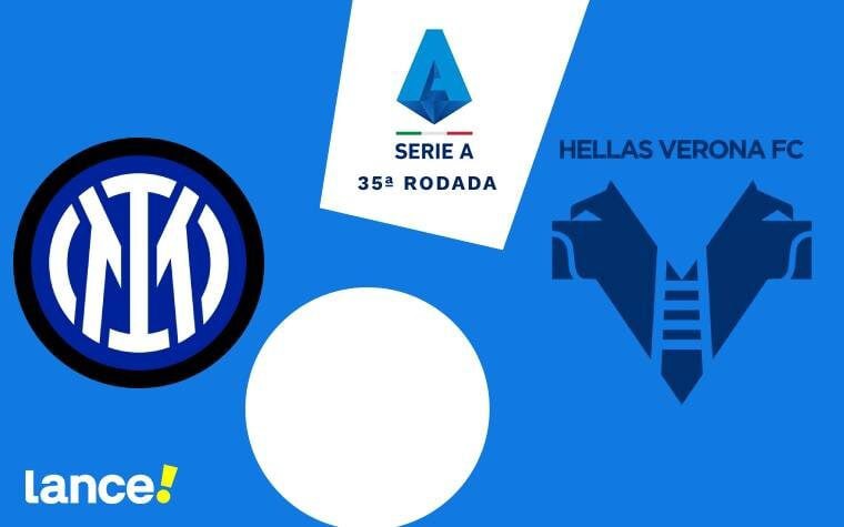 Inter de Milão x Hellas veorna: 35ª rodada da Serie A (Foto: Arte/Lance!)